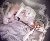 The Bride and her blade~ (2B Bride cosplay photoshoot) from bride and