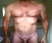 M50 6ft1 185lbs UK. Trying to keep fit whilst heading to old age. Would esp love to know what you females think. (2nd time of posting this pic. Ive had to crop it as someone obviously thinks Im not flaccid. I was. I have a medical curvature of my penisfrom 12 to 16 age boy