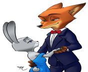 Nick Wilde and Judy Hopps fanart from ia porn judy hopps gets knotted by savage nick cosplay knotting