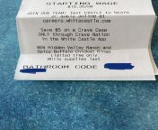 This White Castle has a code for their bathroom from the white castle pageant mp4 jpg nudist junior miss pageant nudism cap d agde heliopiscine jpg