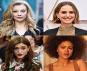 4 Nats (Natalie Dormer, Natalie Portman, Natalia Dyer, Nathalie Emmanuel) from natalie portman deepfake