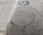 So saw this image of brighid in the art book and well you can be the judge from porn image of neha in dha