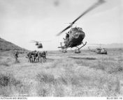 Phuoc Tuy Province. November 1969. Iroquois helicopters of No. 9 Squadron RAAF prepare to pick-up soldiers from the ARVN&#39;s 3rd Battalion, 52nd Regiment, 18th Division. The soldiers were off on a five day operation with elements of D Company, 6RAR/NZ ( from mypornsnap pimpandhost nude d company lsp 00