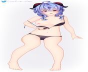 Ganyu wants to show off her chest to you (Genshin Impact) [Eronime-Chan] from 144 chan mir src 123