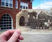 On this day in 1919, two million gallons of molasses swept through the North End killing 21 people. My great-grandfather was with Cambridge Fire Department and responded to the call. I tracked down his old firehouse with this family photo. from shinchan cartoon grandfather fuck with mom photos
