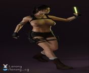 Lara Croft Nude in the dark (Lenony) [Tomb Raider] from lara wendel nude in italian legendary magazine