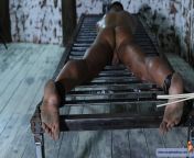 Falaka on the Torture Rack. A pic from RusCapturedBoys.com video Petr - The Victim of Doctor - Final Part. from falaka rf