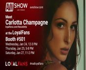 You may know her from Playboy, Maxim or YouTube ~ Now you can meet Carlotta in person @ AVN from solllazo carlotta