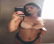 Nidhi Goel navel in skin color bra and black panty from moody beasty nidhi goel nude video