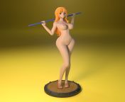 Nami after timeskip model for 3d print from yaoi abp 97 13 shotacon 3d