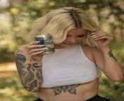 just a braless girl and some beer ? from eunsongs asmr massage braless video