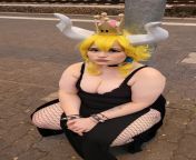 Bowsette hates waiting for the train ? Can I suck you off while we wait? ?? from bowsette pov