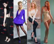 Emma Dumont, Anya Taylor-Joy, Katherine McNamara and Bella Thorne. A daily handjob, a weekly blowjob, a monthly tightjob and a yearly creampie. Choose your combinations! from malu and bella thorne