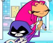 Raven &amp; Starfire Full Naked in Liveing Room [Teen Titans Go] from view full screen arab sexy girl naked in atm room