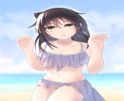 Untitled, Tomoko in a swimsuit by ??DE?? on Pixiv from onlifans de machica