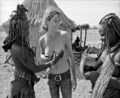 African Tribal Woman comparing Sasha Gusov Breast from african tribal ritual