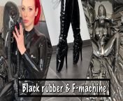 Wearing full black rubber and ballet boots for a little walk in the kitchen. Than I move to the bed room where the F-machine is taking me to rubber paradise while Im cumming over and over again from big black girl and black lun sex vediosxxx gowa