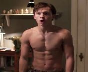 In Spider-Man: Homecoming, Tom Holland is seen without his shirt on. This is because middle-aged women can&#39;t be expected to sit through a full superhero movie without orgasming to a man&#39;s body at least once. from all yoga full saxy movie