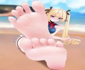 I think you love my feet, i saw you staring at them all day, so heres your reward, lick them! (Marie Rose) [Azur Lane X DOA] from hidori rose azur lane cosplay dildo fuck video leaked mp4 download