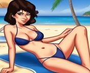 AI is getting better, and some guys are doing some pretty good Summertime Saga work. Josephine on the beach looks pretty good! (Found Online) from summertime saga aunt