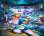 Alice - (Alice in Wonderland) - [Artist: ArtGerm] from cartoon alice in wonderland