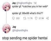 Thanks I hate spider hentai from spider hentai