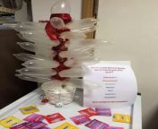 A Xmas tree in clinic imparting sex education!! from nude in clinic