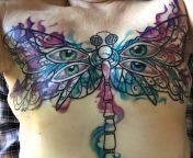 [NSFW just in case] Double mastectomy scar cover-up tattoo that I helped design for my mom. Many thanks to Kevin at Royal Craft Gallery in Mesa, AZ. About 11 hours total. from www image gallery in