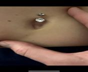 Girlfriend sexy belly button from sexy belly button lick