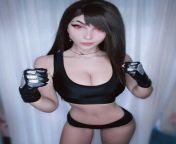Tifa Lockhart cosplay by Soryu Geggy from soryu geggy onlyfans boobies tease