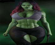 Gamora (cga3d) [Guardians of the Galaxy] from guardians of the galaxy gamora to