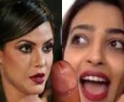 Neetu Chandra &amp; Radhika Apte together sharing 1 cock from neetu chandra boobs
