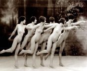 1920s Group of nude women. from vintage nude women group