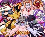 Digimon are very very horny [Art by @gerusyu] from digimon porn