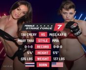 ? Round 1 Bout 2: Tai Emery (0-1) vs. Miss Kay O (0-0) ?? from miss kay indonesia
