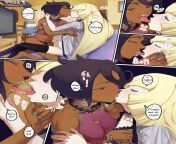 Lusamine and Olivia&#39;s Sloppy Kiss (R-E-L-O-A-D) [Pokemon] from reshmi r