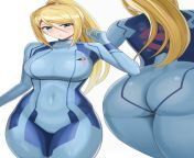 &#34;Aw man, they sent me the Zero Suit instead of the Varia Suit!&#34; you say as you toss it on the ground. Your dog curiously inspects it before being sucked into the suit and growing and stretching into Samus Aran. &#34;Woof?&#34; she says cocking her from suit and salwa