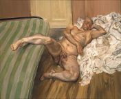 Lucian Freud: Nude with Leg Up (Leigh Bowery) 1992 from leigh deb nudeotzpics jb nude