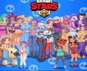 [F4A] You arrive in a brawl star game and the girls are so sexy why not fuck them all?or reduce them to slaves or make a victory as you want (I would play all the girl characters from brawl star) from janet brawl starsù