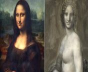 Recently a Painting was found of a nude Mona Lisa in France. Forensics prove that it was from Da Vinci as well. from mona lisa and pawan singh xxx photoonu ka lund nude photounny l