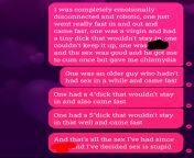 Gave my friend a breakdown of my sex partners since my divorce and it&#39;s pathetic. I&#39;m done with sex. from pakistani sex 18 garl my porn wep3gp