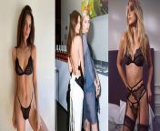 WYR have fast and rough missionary sex with Emily Ratajkowski or slow doggystyle anal with Elsa Hosk. from sex with emily