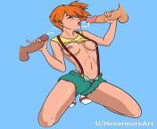 Misty gets splashed by Ash and Brock (NevermoreArt) [Pokmon] from pokemon misty and brock xxx photo pornwapamil actres surabhi