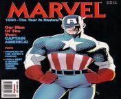 America&#39;s Bulge [Marvel Year-In-Review #2 (1991)] from marvel gir