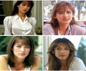 Can you recognize which Sophie Marceau are AI generated? from sophie marceau nip slip