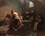 Jos de Brito - The Martyr of Fanaticism (1895) [2500 x 2011] depicting the horrors of the Inquisition from xiomara brito