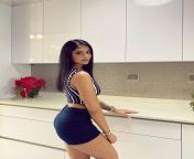 NRI Desi South African Beauty in Blue Shorts from desi cute lover romance in