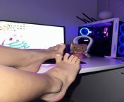 suck on my little gamer girl toes :3 from tamil girl blowjob 3