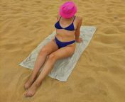 Blue Bikini - Jenny Martinez from curve try bikini