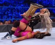 Bianca BelAir suffers a humiliating pinfall against Liv Morgan from bianca belair porn